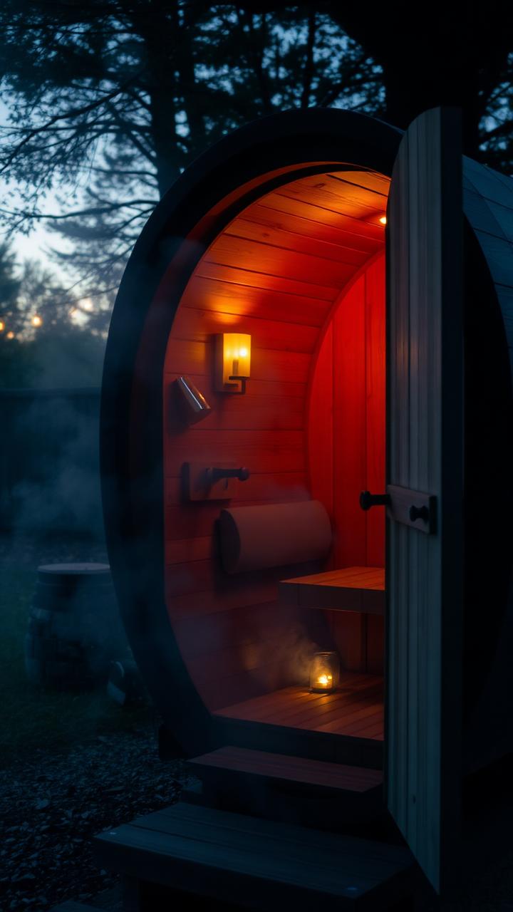 Barrel Sauna by Sunlighten